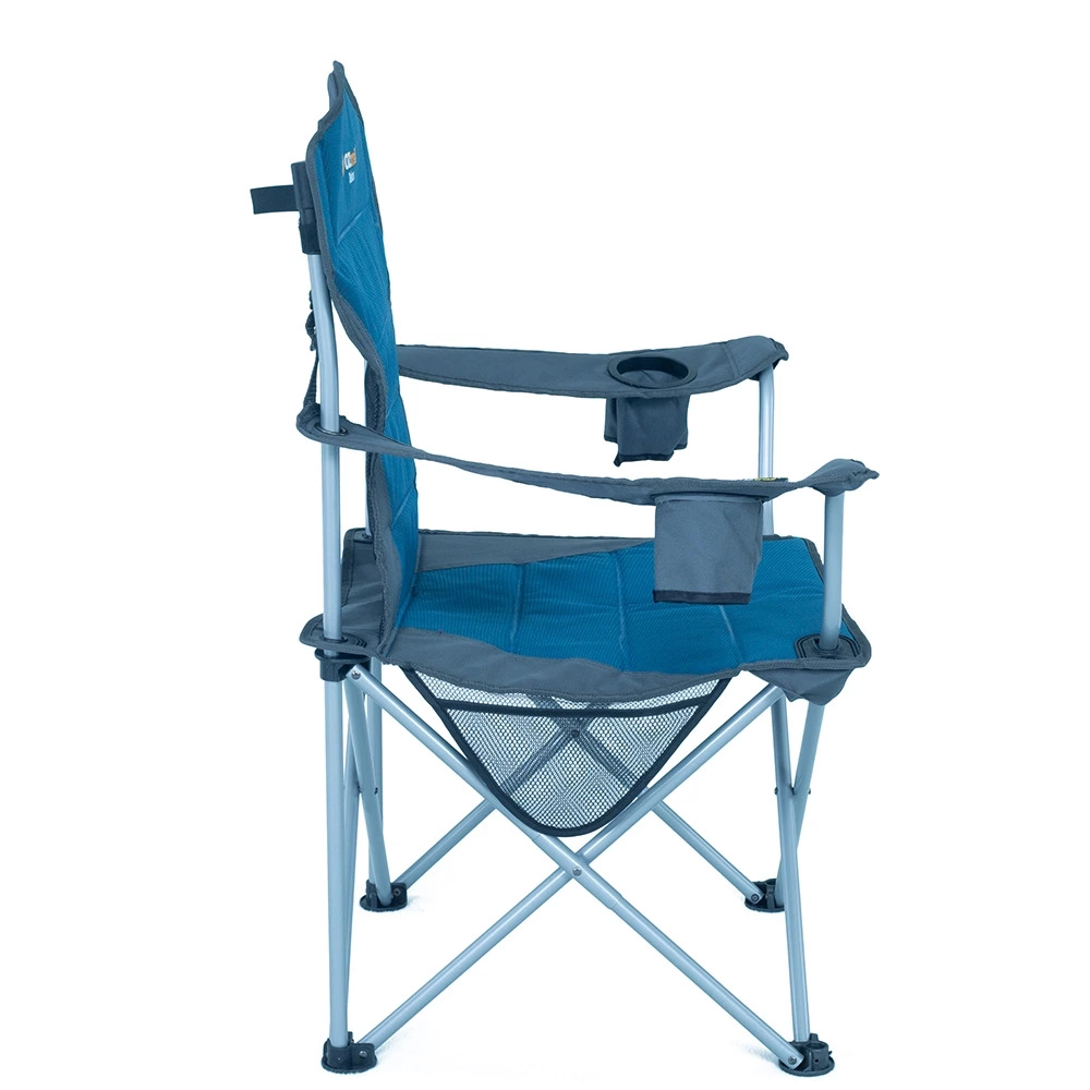 Oztrail Deluxe Arm Chair Blue 6 Oztrail Deluxe Arm Chair Blue - Image 4