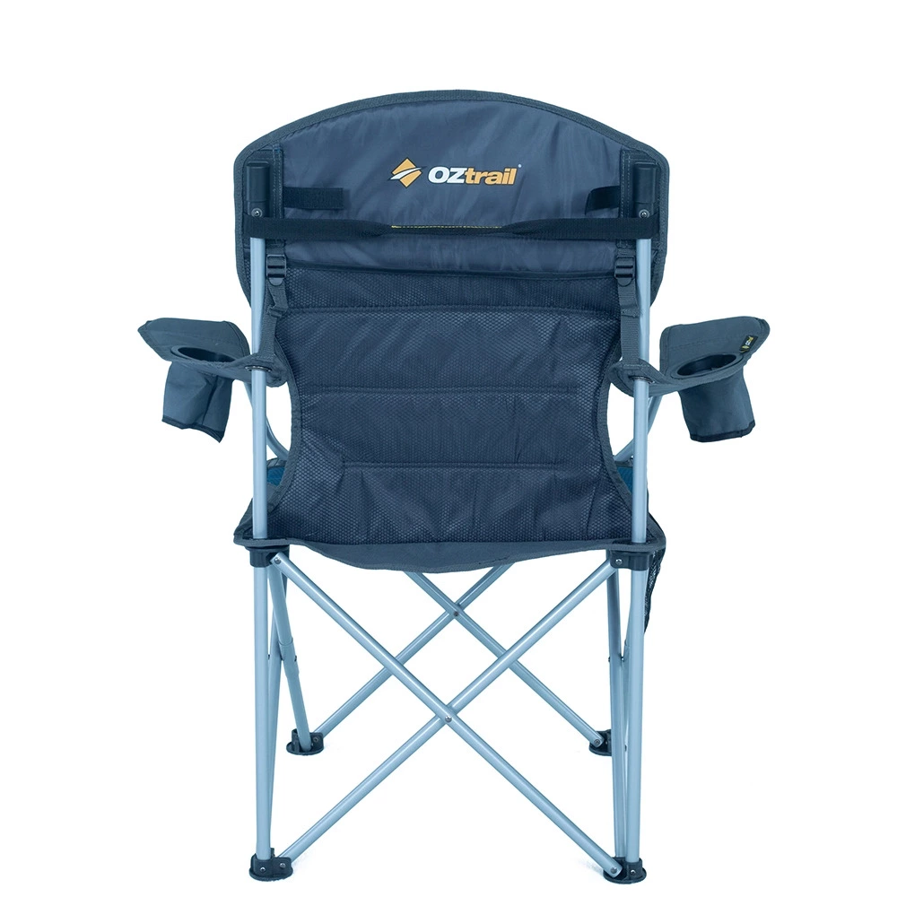 Oztrail Deluxe Arm Chair Blue 7 Oztrail Deluxe Arm Chair Blue - Image 5
