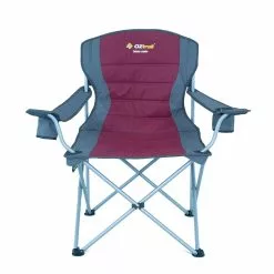 OZtrail Deluxe Jumbo Arm Chair Red 7 OZtrail Deluxe Jumbo Arm Chair Red -Tentory Store 10000392 2