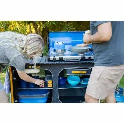 OZtrail Deluxe Camp Kitchen With Sink And Light Pole -Tentory Store 10000457 5