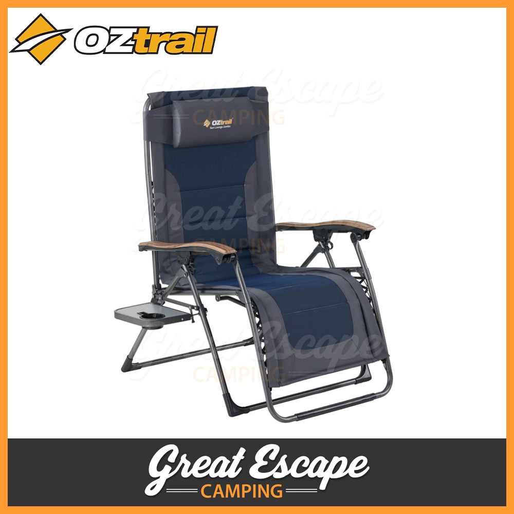 OZtrail Sun Lounge Jumbo Chair With Carry Bag 11 OZtrail Sun Lounge Jumbo Chair With Carry Bag - Image 9