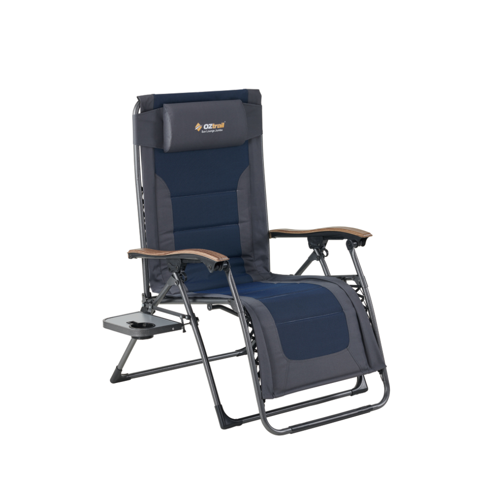 OZtrail Sun Lounge Jumbo Chair With Carry Bag 3 OZtrail Sun Lounge Jumbo Chair With Carry Bag