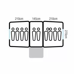 Oztrail Seascape 10 Dome Tent -Tentory Store DTMSEA D 4
