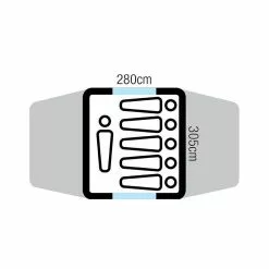 OZtrail Tasman 6V Dome Tent -Tentory Store DTMTAS6V D 4