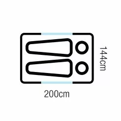 OZtrail Ultimate All Weather Stretcher Queen -Tentory Store FBS SQED C 7