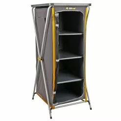 OZtrail Deluxe Folding 4 Shelf Cupboard