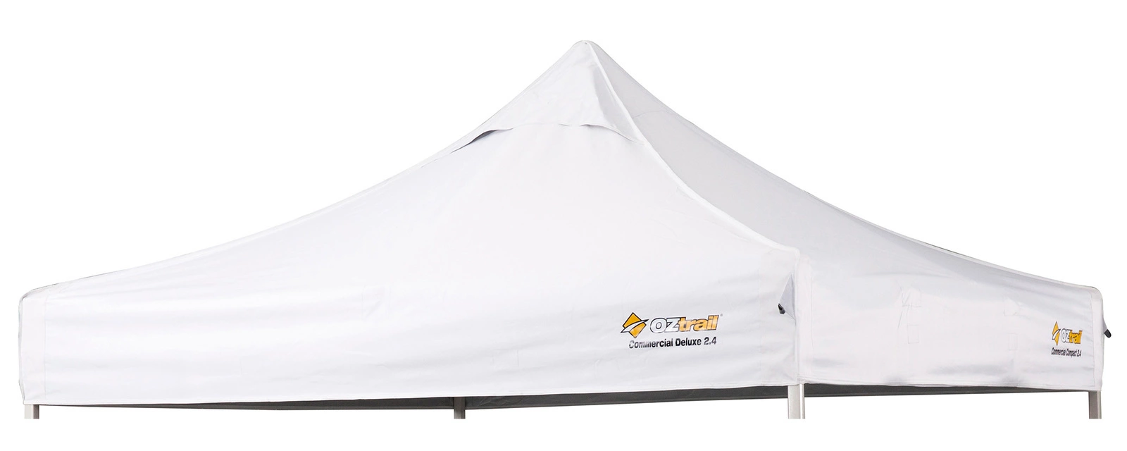 OZtrail Commercial Deluxe Gazebo Canopy 2.4 White 3 OZtrail Commercial Deluxe Gazebo Canopy 2.4 White