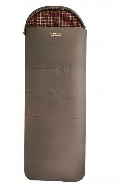 OZtrail Cotton Canvas Jumbo Hooded -7C Sleeping Bag 3 OZtrail Cotton Canvas Jumbo Hooded -7C Sleeping Bag