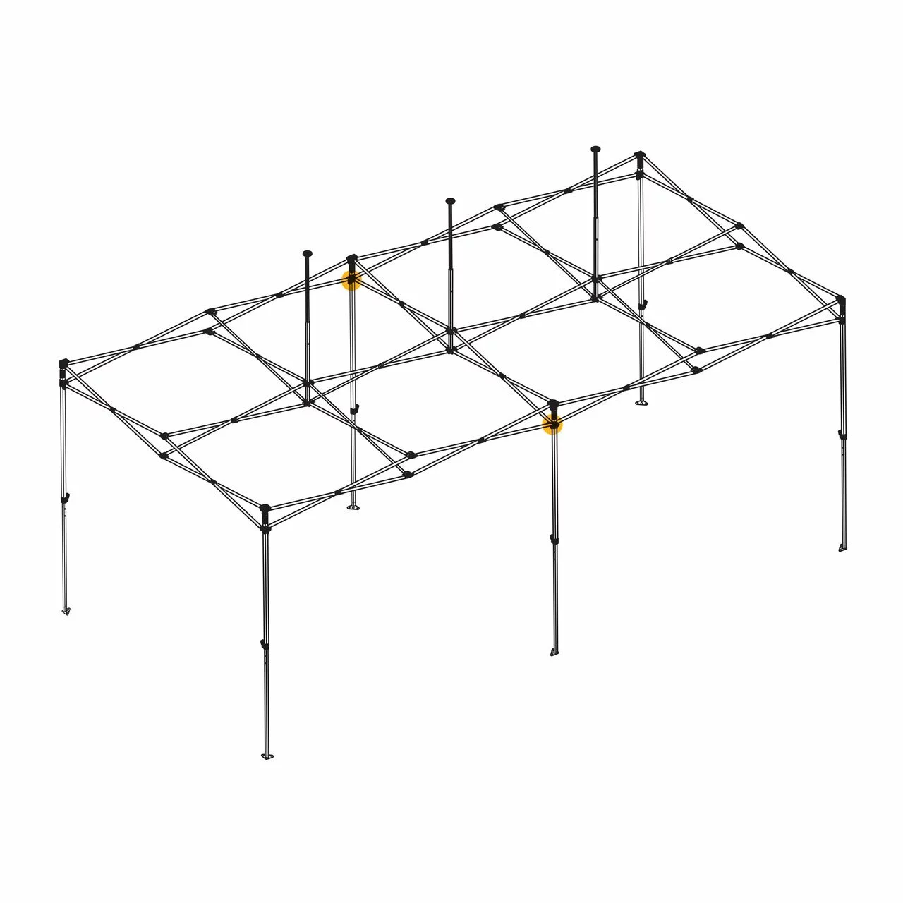 OZtrail Deluxe Gazebo 6.0 Middle Leg Sliding Hub 4 OZtrail Deluxe Gazebo 6.0 Middle Leg Sliding Hub - Image 2